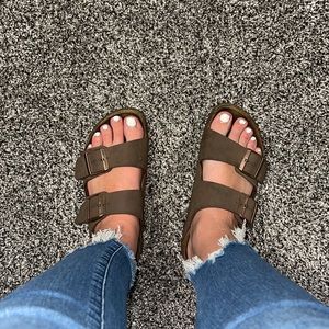 Brown Birkenstock Sandals